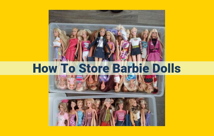 Optimize Barbie Doll Storage for Preservation and Organization