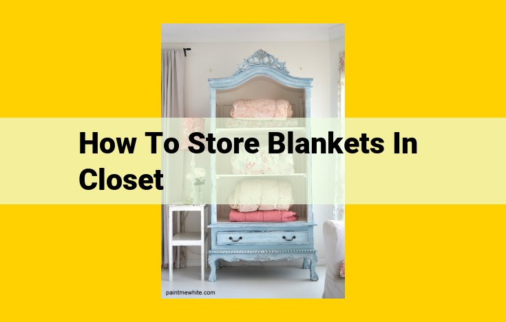 Maximize Blanket Storage: Essential Tips for Closet Organization and Moth Prevention