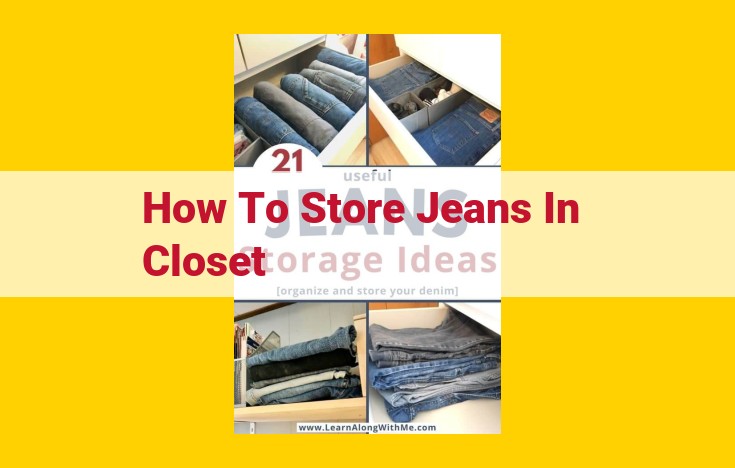 Expert Guide: Ultimate Jeans Storage Solutions for Closet Optimization