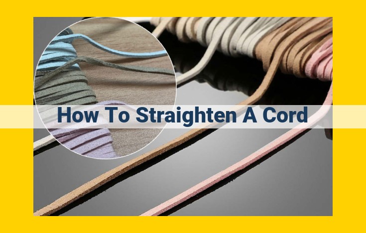 Ultimate Guide to Straightening and Organizing Cords for Safety and Efficiency