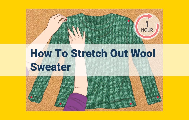 Stretch Your Wool Sweater to Perfection: A Guide to Various Methods