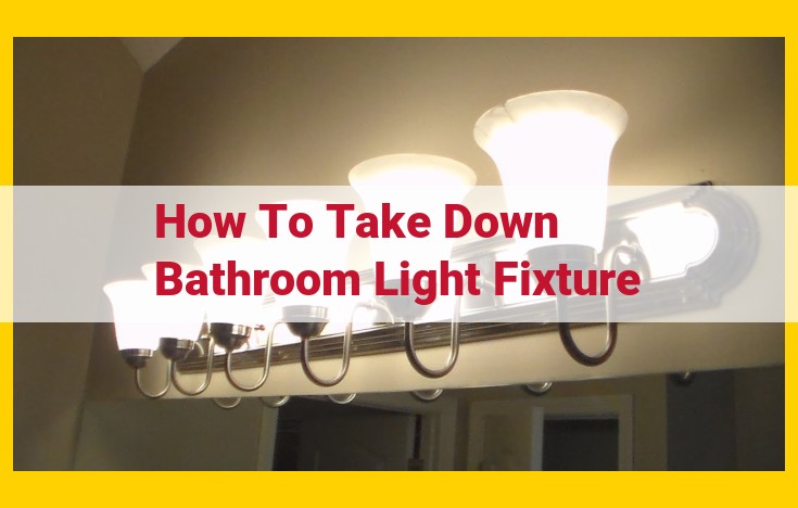 Step-by-Step Guide to Safely Remove a Bathroom Light Fixture