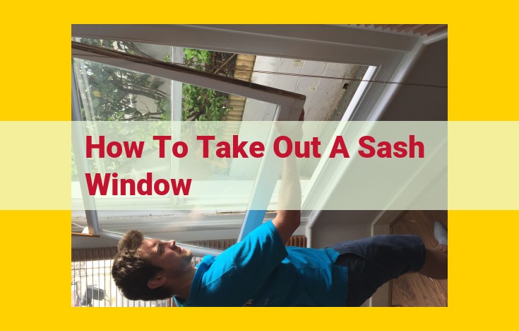 Step-by-Step Guide to Removing a Sash Window with Precision