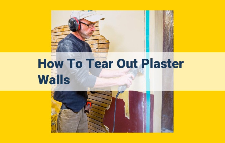 Step-by-Step Guide to Removing Plaster Walls Safely and Effectively