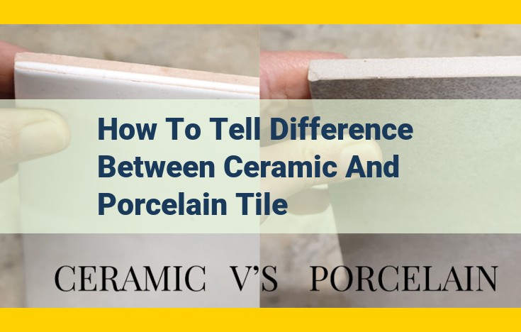 Ceramic vs. Porcelain Tiles: Key Differences in Characteristics and Manufacturing