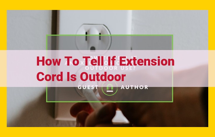 Essential Criteria for Choosing Outdoor-Rated Extension Cords: A Comprehensive Guide