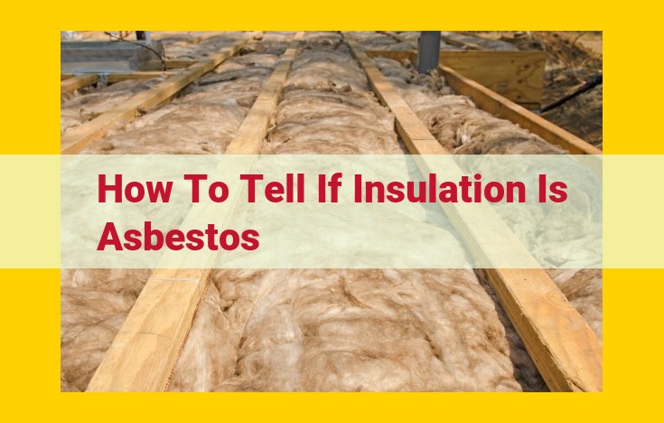 Identify Asbestos Insulation Safely: Contact Certified Laboratories for Expert Testing