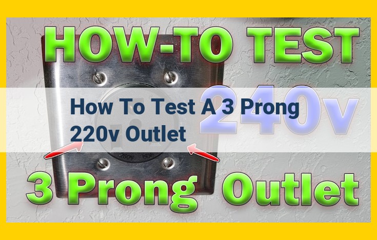 Comprehensive Guide to Testing 220V 3-Prong Outlets for Proper Wiring and Voltage Levels