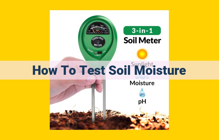 How to Test Soil Moisture: Digital vs. Analog Meters and Manual Methods