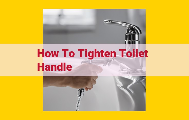 Step-by-Step Guide to Tightening a Loose Toilet Handle: Easy Fixes for a Snug Handle