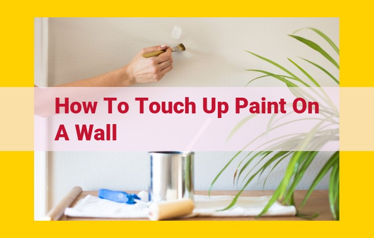 Expert Guide: Seamless Wall Paint Touch-ups for Lasting Results