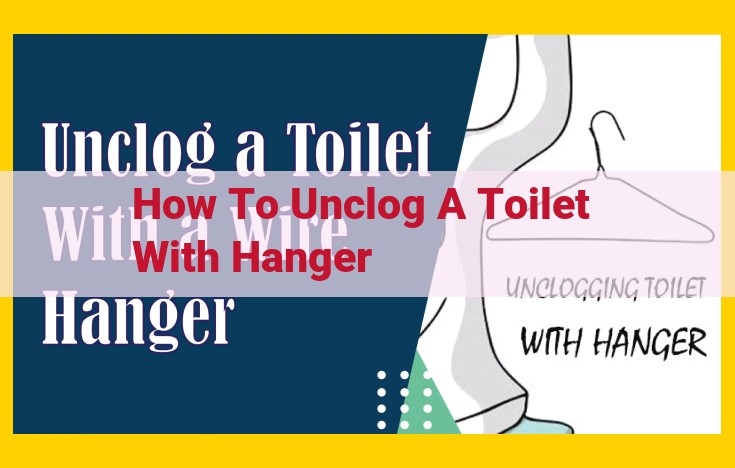 How to Unclog a Toilet with a Wire Hanger: DIY Drain Snake for Clogged Toilets