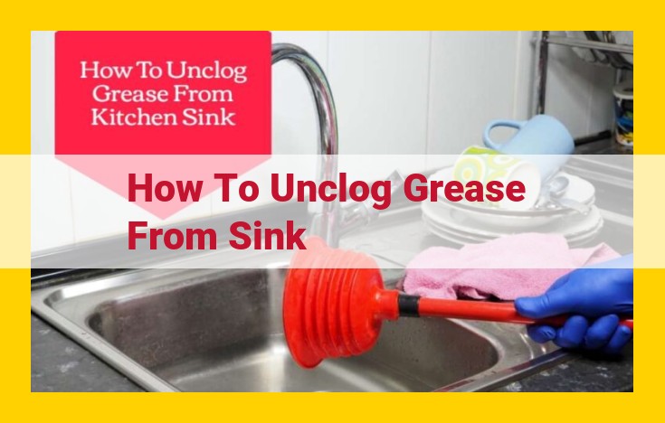 Unclog a Grease-Clogged Sink: Step-by-Step Guide with Baking Soda, Vinegar, and More