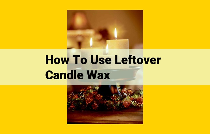 Unlock Your Creative Spirit: Repurposing Leftover Candle Wax for Enchanting Delights