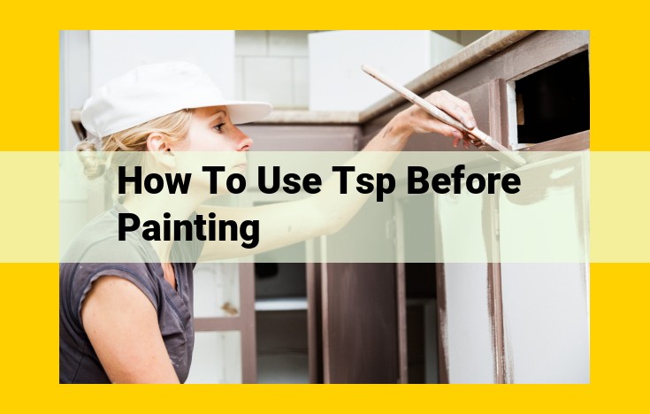 TSP for Painting: The Ultimate Preparation Guide for Flawless Adhesion