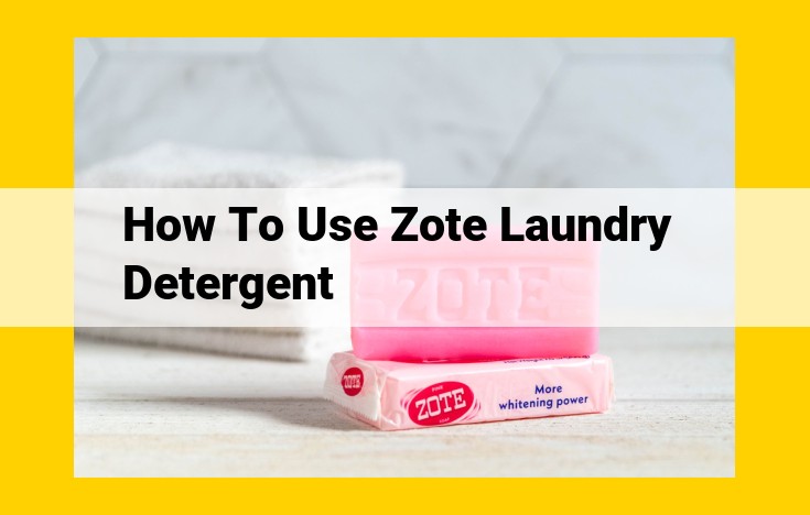 Zote Laundry Detergent: Affordable, Effective, and Eco-Friendly Cleaning Power