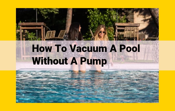 Pool Vacuuming Without a Pump: A Step-by-Step Guide to Sparkling Water