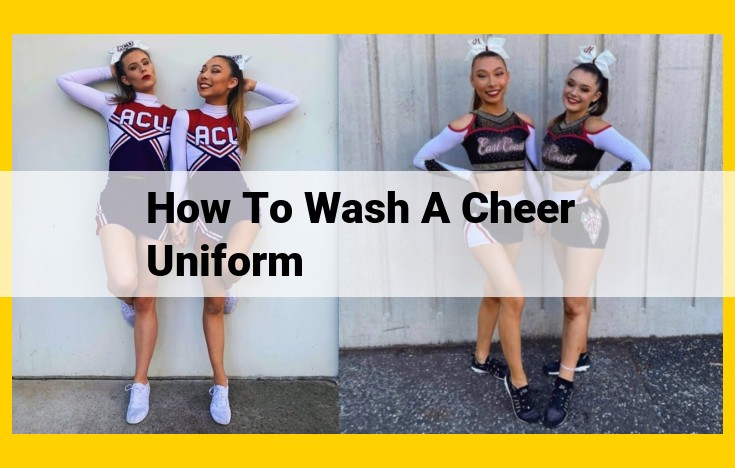 Expert Guide: Preserve the Pristine Beauty of Your Cheer Uniform