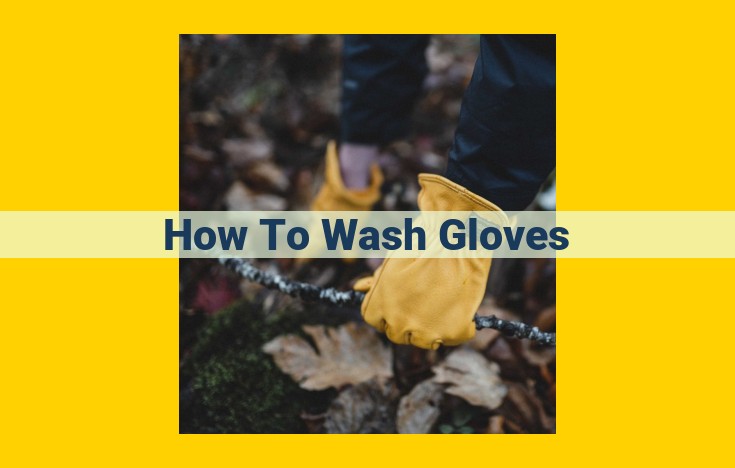 Expert Guide to Washing Gloves: Optimal Cleaning Methods for Every Material