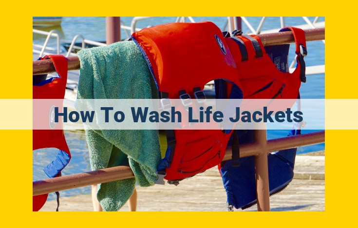 Comprehensive Guide to Cleaning and Maintaining Life Jackets