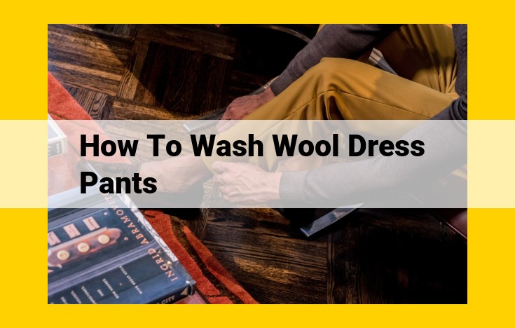 Comprehensive Guide to Washing and Caring for Wool Dress Pants