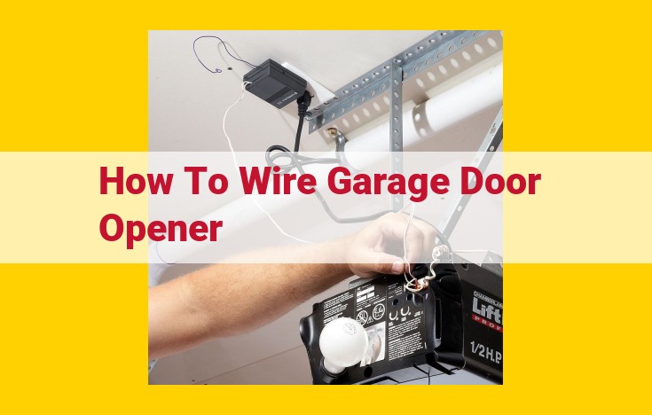 Step-by-Step Guide to Safely Wiring Your Garage Door Opener: A Comprehensive Guide for Homeowners