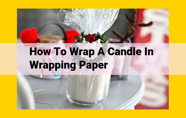 How to Wrap a Candle Perfectly: A Step-by-Step Guide